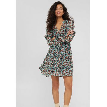 Rochie vaporoasa cu imprimeu floral