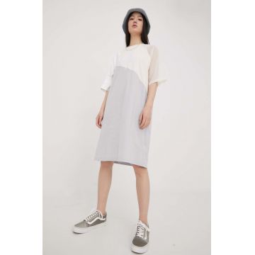 adidas Originals rochie Adicolor HC0636 culoarea gri, mini, oversize