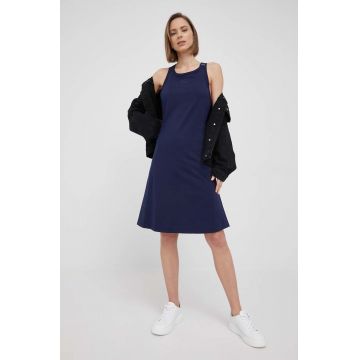 G-Star Raw rochie culoarea albastru marin, mini, evazati