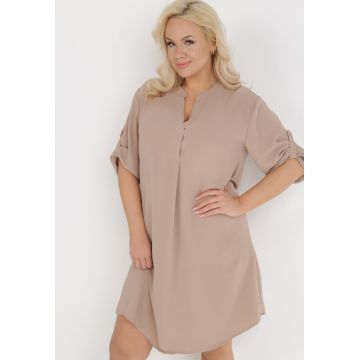 Rochie Bej închis Rochie Bej închis