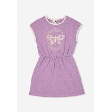Rochie de jerseu cu imprimeu