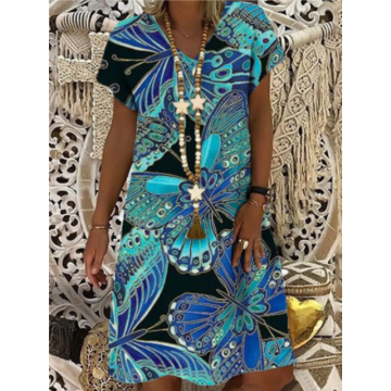 ROCHIE ELEGANTA JANILIA albastru ROCHIE ELEGANTA JANILIA albastru