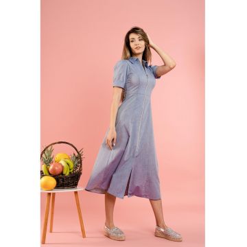 Rochie midi cu fermoar Fantasia