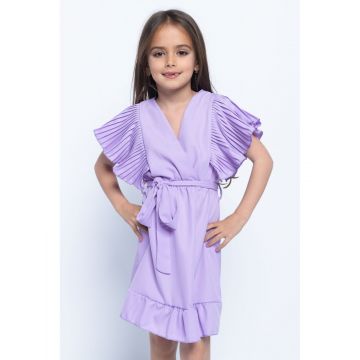 Rochie fetite lejera lila 3-4 Ani (93-98cm)