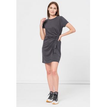 Rochie-tricou din amestec de modal cu snur ajustabil