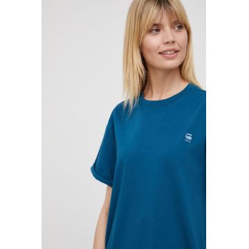 G-Star Raw rochie din bumbac culoarea verde, mini, oversize