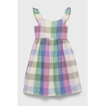 GAP rochie din in pentru copii midi, evazati