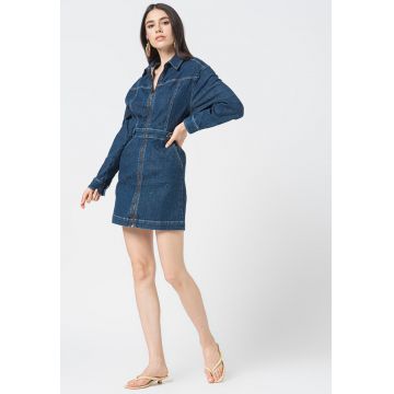 Rochie-camasa din denim Laya