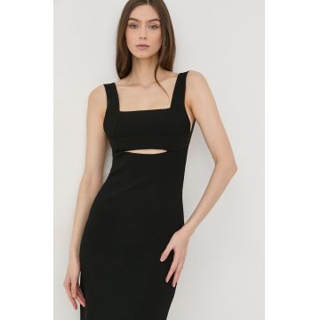 Victoria Beckham rochie culoarea negru, mini, mulata