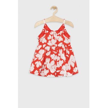 GAP rochie din bumbac pentru copii culoarea rosu
