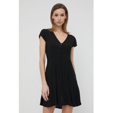 GAP rochie culoarea negru, mini, evazati