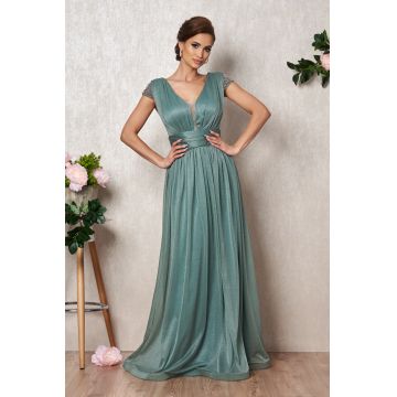 Rochie de ocazie din voal cu glitter Florence Vernil