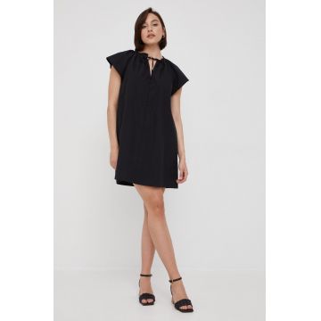 GAP rochie culoarea negru, mini, drept