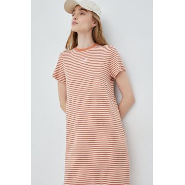 Levi's rochie din bumbac culoarea portocaliu, mini, drept