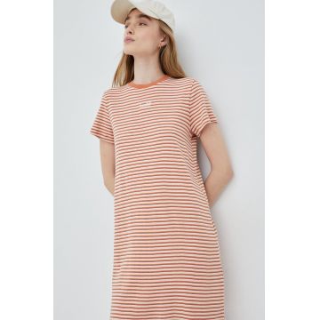 Levi's rochie din bumbac culoarea portocaliu, mini, drept