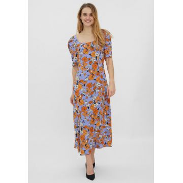 Rochie midi cu model floral