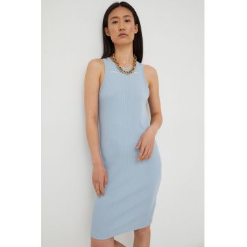 G-Star Raw rochie din bumbac mini, mulata