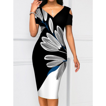 ROCHIE ELEGANTA DALENKA negru alb