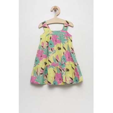 GAP rochie din bumbac pentru copii midi, evazati