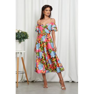 Rochie Ignis Roz Multicolora