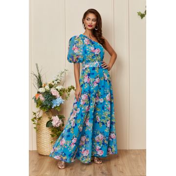 Rochie Colorful Albastru Floral