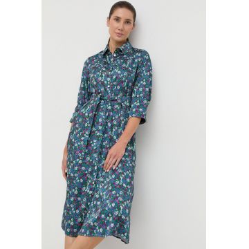 Marella rochie midi, evazati