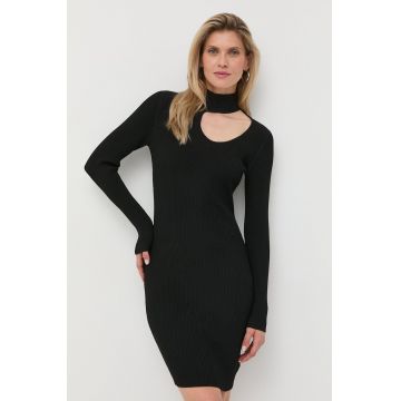 MICHAEL Michael Kors rochie culoarea negru, mini, mulata