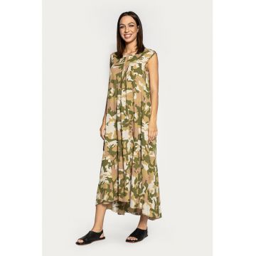 Rochie lejera cu model camuflaj