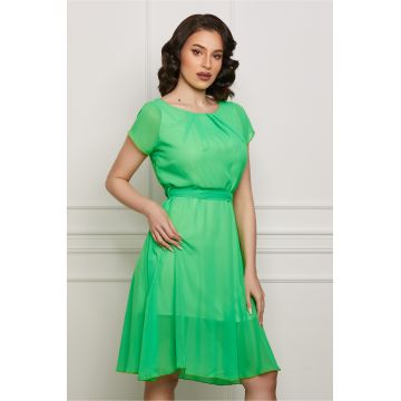 Rochie Missa verde crud vaporoasa