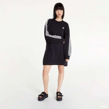 adidas Adicolor Classics Long Sleeve Sweatshirt Dress Black