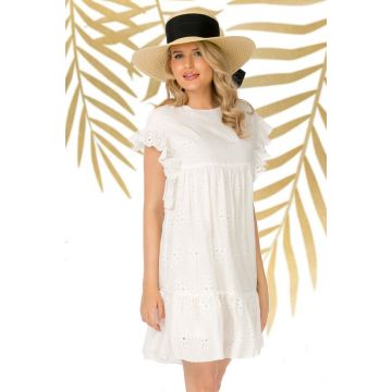 Rochie de vara Pretty Girl cu broderie englezeasca