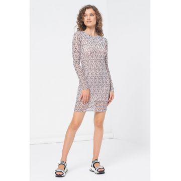 Rochie cambrata cu model logo Namara