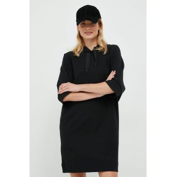 Sisley rochie culoarea negru, mini, oversize