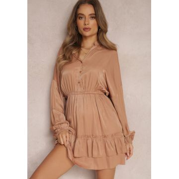 Rochie Bej închis Rochie Bej închis