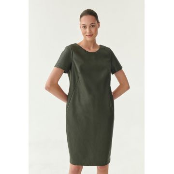 Rochie mini de piele ecologica