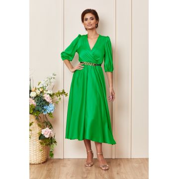 Rochie Yolanda Verde Deschis