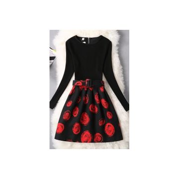 Rochie Cu Imprimeu Fine Roses