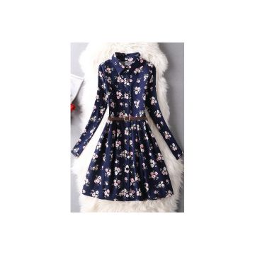 Rochie Cu Imprimeu Pink Flowers
