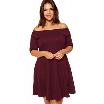 Rochie De Seara XXL Burgundy Date