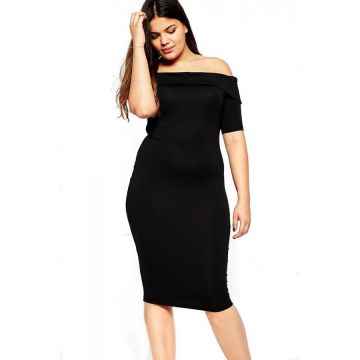 Rochie XXL Simple Black