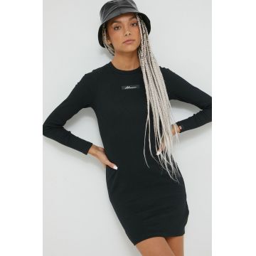 Ellesse rochie culoarea negru, midi, mulata