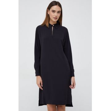 Joop! rochie culoarea negru, midi, oversize