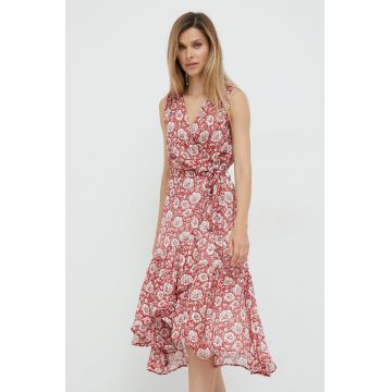 Morgan rochie midi, evazati