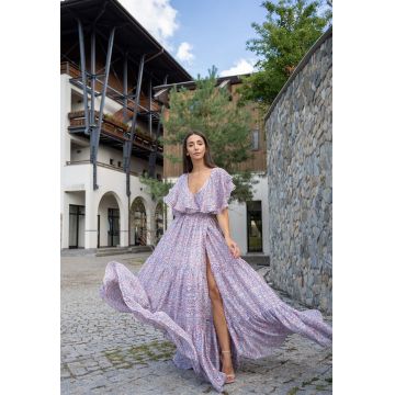 Rochie maxi cu imprimeu floral Rada