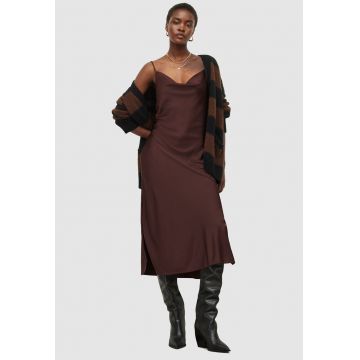 Rochie midi cu slituri laterale Hadley
