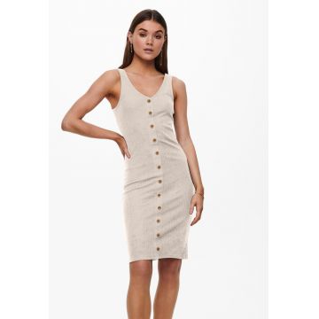 Rochie scurta cambrata cu model uni