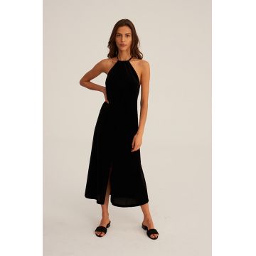 Undress Code Rochie culoarea negru, midi, model drept