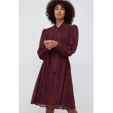 XT Studio rochie culoarea rosu, mini, evazati XT Studio rochie culoarea rosu, mini, evazati