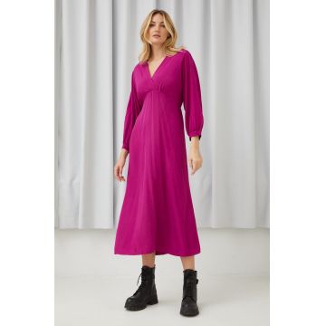 Answear Lab rochie culoarea violet, maxi, drept
