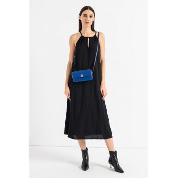 Rochie midi evazata - Negru